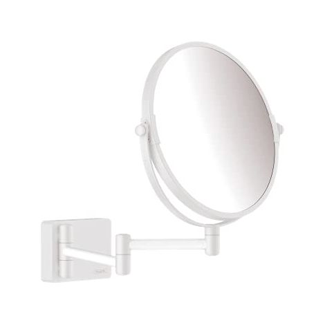 Hansgrohe AddStoris - Specchietto cosmetico a parete, bianco opaco 41791700 (1/4)