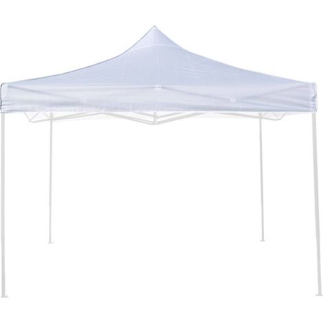 Telo Tetto Bianco 3X3 Impermeabile per Ricambio Gazebo Richiudibile (1/6)