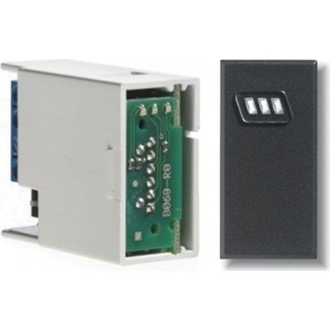Bentel Security inseritore per Kyo Absoluta comp. Bticino Axolute grigio scura - ECLIPSE2 ECL2-UK
