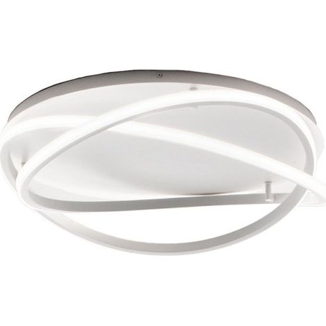 Plafonnier moderne gea luce atia pp b led plafonnier en aluminium et silicone