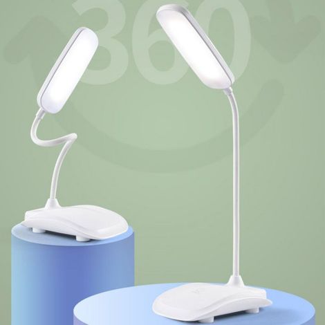 HURRISE lampe de bureau USB Lampe de bureau LED à commande tactile, trois niveaux de température de couleur, deco lampe Blanche (1/4)