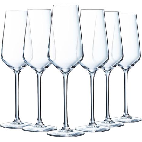 Flûte à Champagne 23 cl Lot de 6 (1/5)
