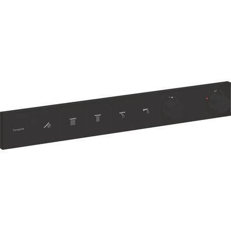 Kit de montage prêt à l'emploi RAINSELECT pour thermostat UP 5, finition mate noire
