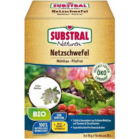 Substral Naturen Bio Netzschwefel Mehltaufrei 6x10g (1/3)