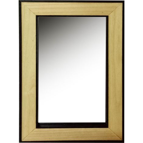 Specchio in legno budapest rettangolare cm 40x60x1,5