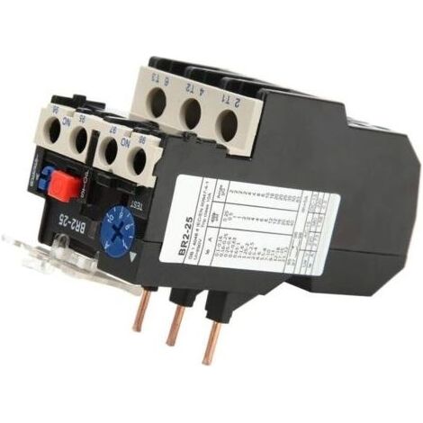 Relais de surcharge thermique 50-60hz7-10A, Relais de protection de surcharge, Réarmement manuel et automatique, Protection de coupure de phase (1/5)