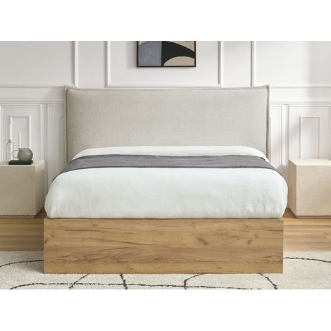 BOBOCHIC - Lit coffre CHARLIE 180x200 Beige (1/5)
