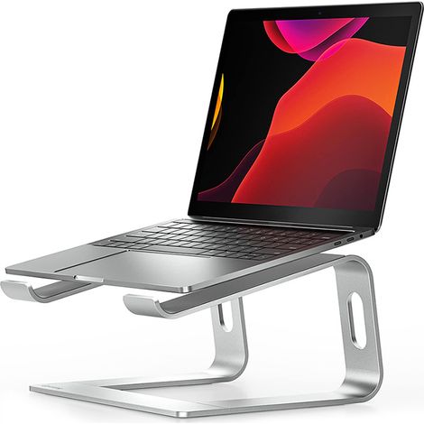 Crong AluBench - Supporto per laptop in alluminio (argento) (1/5)