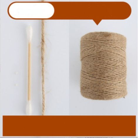 [JAMAIS UTILISÉ]La cordeline Ficelle Jute Naturel Ø3.0mm ±300m pour Le Jardinage, Bricolage, activités manuelles (corde de chanvre couleur naturelle3mm 300m (4 cadeaux gratuits)) (1/4)