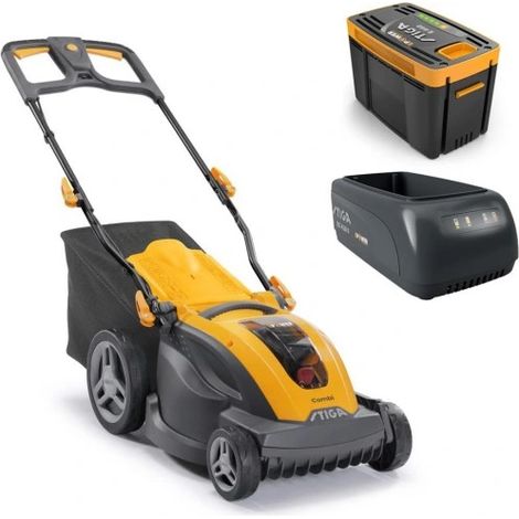 Tondeuse à gazon sans fil Stiga Combi 340e 4Ah - Kit (1/5)