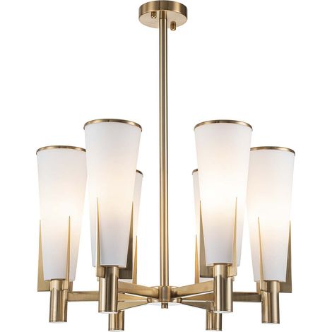 Kristall Deckenleuchte Gold Metall 61X61X75 Cm (1/5)