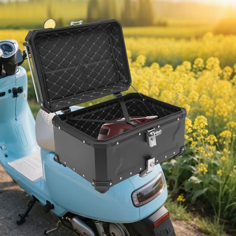 65L Motorrad Top Case Wasserdichte Mit Sicherheitsschloss Motorräder Tail Box (1/5)
