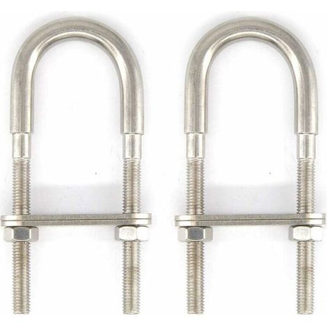 M6x90 Boulon en U en acier inoxydable 304 (2 pièces) (1/4)