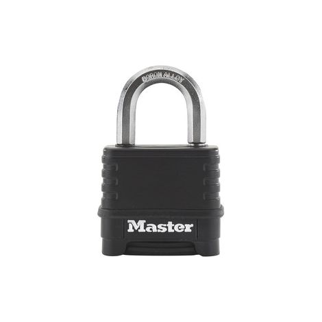 Master Lock Cadenas a combinaison Excell Zinc 57 mm Noir M178EURD (1/10)