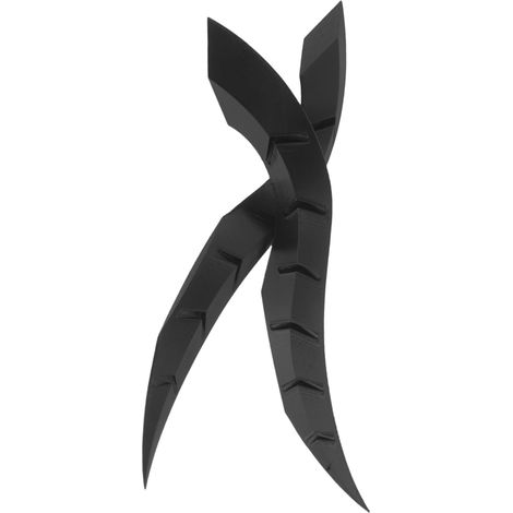 Schwarze Drachenhörner Autodachornament Außendekoration für