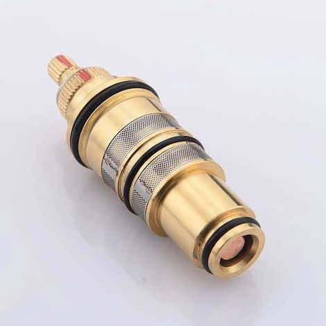 Ersatzset für den Duschmischer-Einsatz Messing-Reparaturwerkzeug für den Thermostat-Einsatz Geeignet zur Reparatur der Ventilspindel am (1/4)