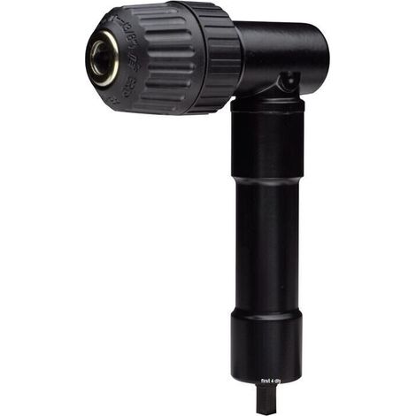 METAL RIGHT ANGLED KEYLESS DRILL ALUMINIUM ATTACHMENT CHUCK HEAVY DUTY DR056 (1/2)