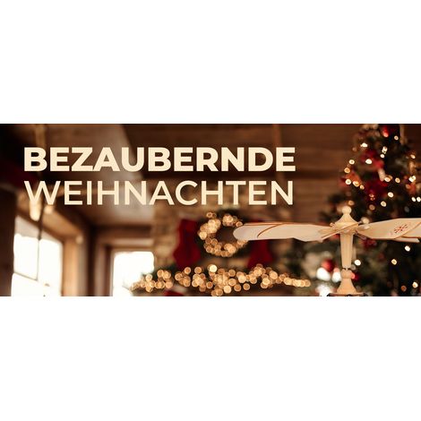 Rotatable 3-Storey Wooden Christmas Pyramid, 1ft (1/5)