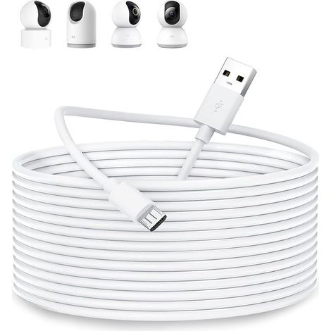 10-Meter Micro-USB-Ladekabel für Xiaomi 360°-Panorama-Sicherheitskameras (1/5)