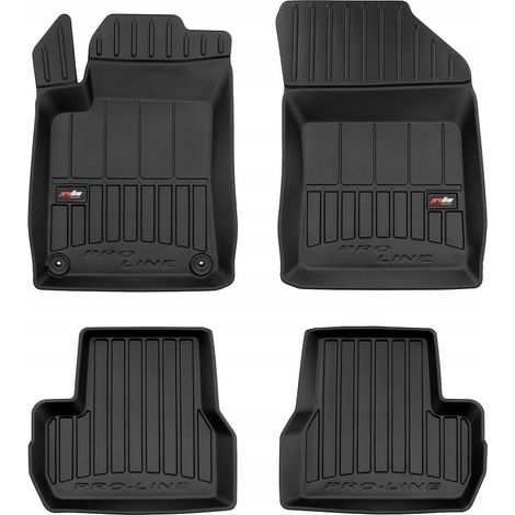 ALFOMBRAS Y FELPUDOS DE GOMA CITROEN C3 2 2009-2016 3D TROUGH (1/5)