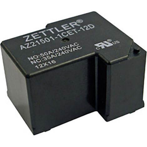 Zettler Electronics AZ21501-1AET-12DF Printrelais 12 V/DC 50 A 1 Schließer 1 St.