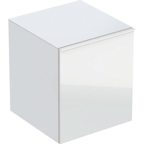 Geberit Acanto - Meuble latéral 450x520 mm avec tiroirs, blanc poli 500.618.01.2 (1/4)