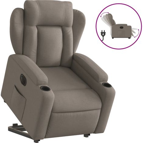 Maison Exclusive - Relaxsessel mit Aufstehhilfe Elektrisch Taupe