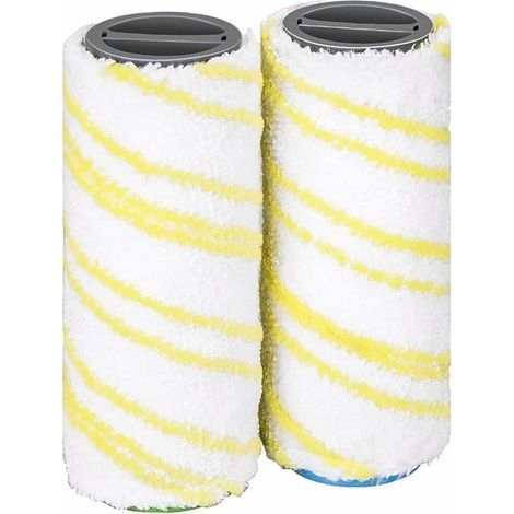 Replacement Rollers 2.055-006.0 for Karcher FC3 FC5 FC7 EWM2 Cordless (Yellow) - LIAIKI