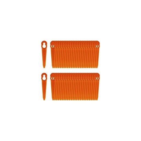 Lot de 100 lames de rechange en plastique 90mm – Compatibles STIHL Polycut 2-2, 3-2, FSA 45, 57 – Pour coupe précise et performances optimales (1/5)