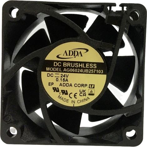 ADDA AG06024UB257103 Axiallüfter 24 V/DC (L x B x H) 60 x 60 x 25 mm