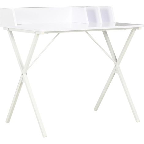 vidaXL Escritorio blanco 80x50x84 cm (1/5)
