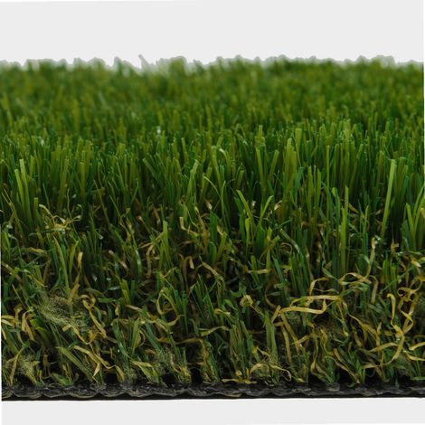 Werka Pro – Gazon synthétique 4 cm épaisseur – 1m x 10m – Polyéthylène anti-UV – Perméable à l'eau – Gazon antiglisse agréable au toucher - PRO 1 X