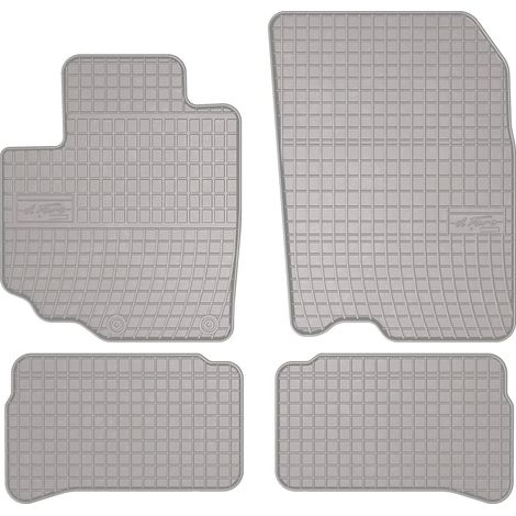 Tappetini in gomma per auto per: Suzuki Vitara II crossover, pre-restyling (2015-2018) - grigio cenere, su misura