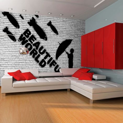 Papier Peint "Beautiful World" 154 x 200 cm (1/2)