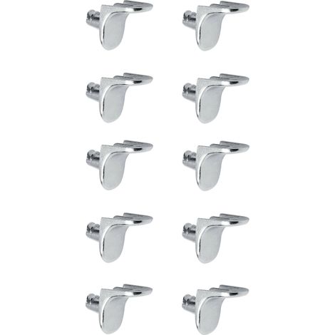 Cyclingcolors – Lot de 10 taquets en acier pour étagères – Tenon de 5mm – Fixation robuste pour armoire – Compatible avec étagères standard (1/2)