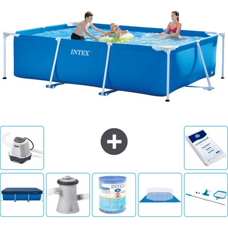 Intex Piscina con struttura Rettangolare - 300x200x75 cm - 7-pezzi  S40173 (1/5)