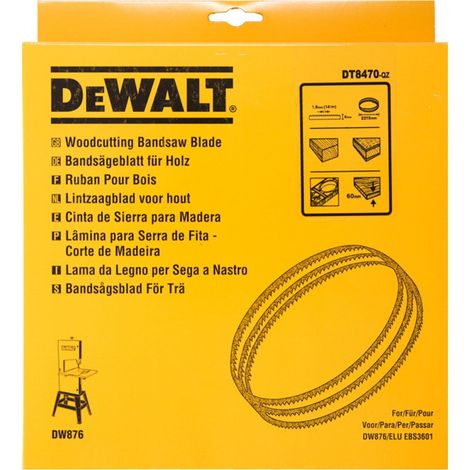 DeWalt Bandsägeblätter 2215x4x0,6 mm 1,8 mm
