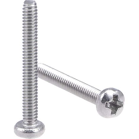 Vis métal Cylindre Cruciforme Tête Vis Boulons Attaches 30Pcs M2x16mm (1/5)