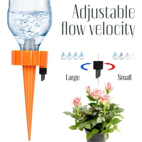 Système d'irrigation-6pcs - Arrosage automatique - Installation facile - Vitesse réglable (1/5)