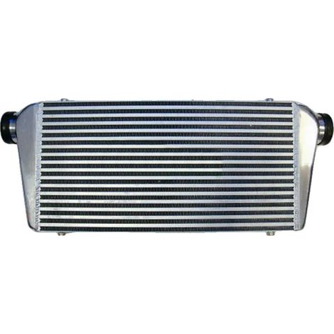 Intercooler, diseño de barras y placas, rendimiento de refrigeración mejorado, GRIS (1/2)