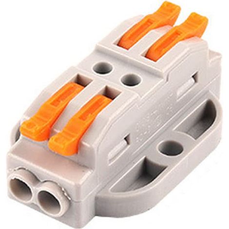 2/3/4/5/6/8/10/12 Broches connecteur de Joint Bout à Bout Pince de Connexion compacte 0.08-4mm² bornier isolé Rapide Type 22-2 (1/5)
