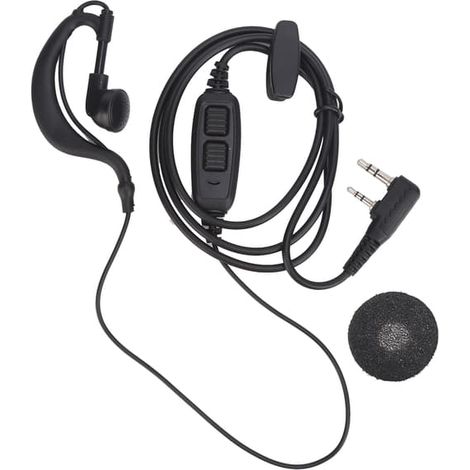 Écouteur double PTT pour talkie-walkie avec manchon pour écouteurs BAOFENG UV-82, UV-82L, UV-89 et UV8D (1/5)
