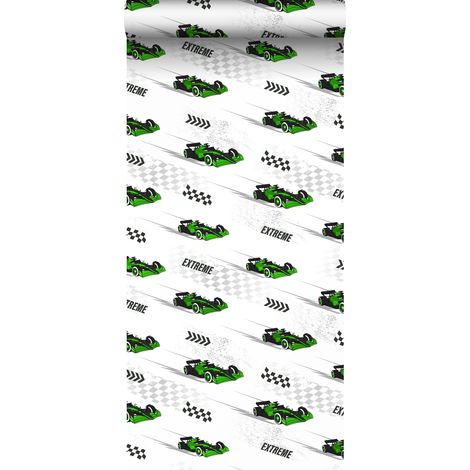 papier peint voitures de course vert - Sanders & Sanders (1/3)