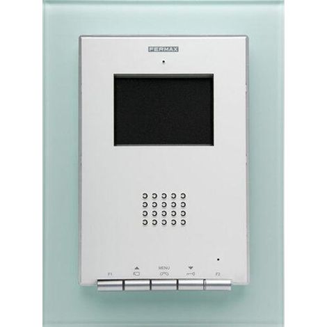 Marco decorativo para monitor iLOFT de cristal, diseño elegante y moderno.