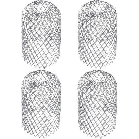 Filtre De Gouttière - Acier Inoxydable 304 - Pour Caniveau Rectangulaire Et Semi-Circulaire - Protection Contre Feuilles Et Débris - Lot De 5 (1/5)