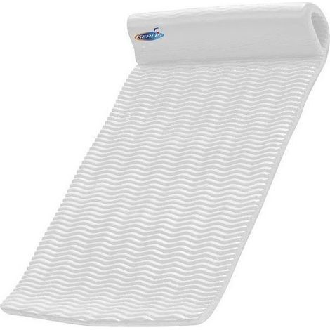 Matelas gonflable de piscine 172x68cm – Mousse épaisse 3cm – Résistant et confortable – Coloris blanc – Kerlis