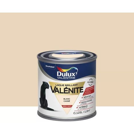Testeur Laque brillant Dulux Valentine Valénite Blanc cassé 0,125 L (1/4)