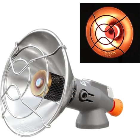 Réchaud de secours portable d'extérieur à allumage piézo, idéal pour le camping, la randonnée et le trekking. (1/4)