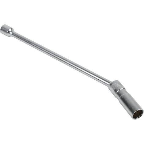 16 mm Douille de Bougie D'allumage - Magnétique Clé à Bougie Pivotant à 360 ° 3/8 ", Outil de Retrait de Paroi Mince Oscillant à 12 Points Compatible avec BMW (Longue) (1/5)