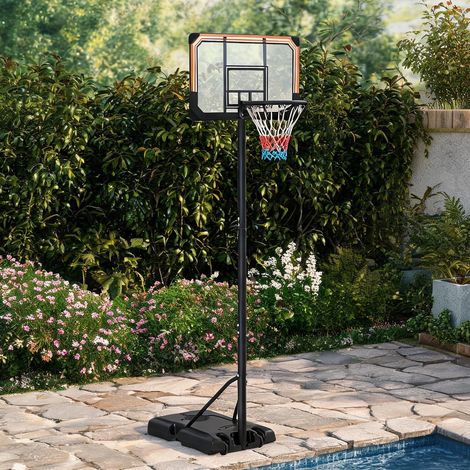 Panier de basket réglable de 182 à 213 cm 71 x 45 x 264 cm (1/5)